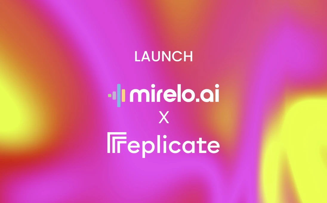 Mirelo SFX now live on Replicate
